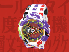 La nouvelle Casio Evangelion GA-110EVA30-7A (photo). (Source de l'image : Casio G-Shock/YouTube)