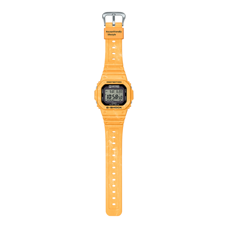 La montre Casio G-Shock × Surfrider Foundation Japan G-5600SFJ-9. (Source de l'image : Casio)