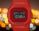 La nouvelle G-Shock de Casio, lanterne rouge, pourrait avoir un design similaire à celui de la DW-5600RRB-4 (ci-dessus)