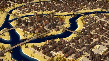 Une image montrant une ville dans City of Gangsters.