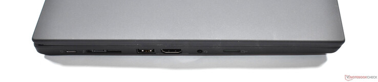 ThinkPad T14 Gen 2 avec le côté mécanique port d'accueil / mini-Ethernet