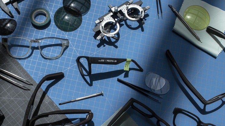 Le prototype des nouvelles lunettes AR de Google en laboratoire