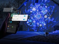 Le projecteur de décoration extérieure de Govee (photo) a été commercialisé dans le monde entier. (Source de l'image : Govee)