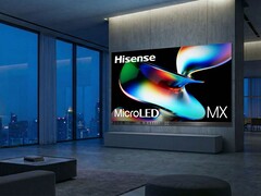 L'écran MicroLED 163MX RGBY de Hisense (photo) est présenté au salon CES 2026. (Source de l'image : Hisense)