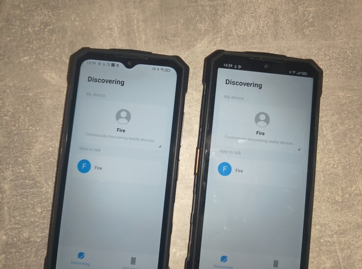 La fonction talkie-walkie. (Source de l'image : Sergey Tarasov - Notebookcheck)