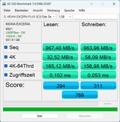 AS SSD : Windows PC 3, USB 3.2 Gen2