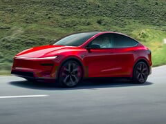 La nouvelle Tesla Model Y en Ultra Red (Source : Tesla)