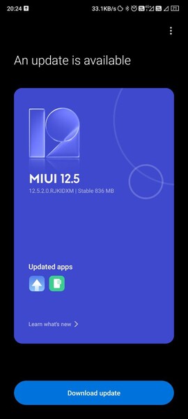 MIUI 12.5 Enhanced Edition pour le POCO F2 Pro. (Image source : MIUI Download by xiaomui)