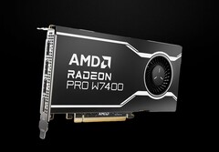 La carte AMD Radeon Pro W7400 ne consomme que 55 watts (Source : AMD)