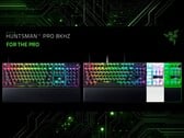 Clavier de jeu Razer Huntsman V3 Pro 8KHz : facteurs de forme et coloris (Source : Razer PR avec modifications)