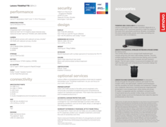 spécifications Lenovo ThinkPad T15 Gen 2