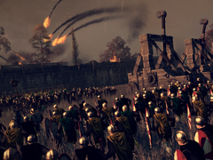 Une image représentant un siège et des onagres dans Total War : Attila.