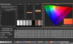 CalMAN : ColorChecker (calibré)