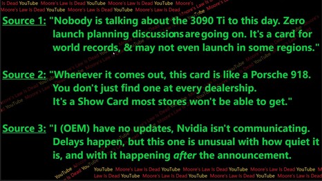 Commentaires faits à Moore's Law Is Dead. (Image source : Moore's Law Is Dead via VideoCardz)