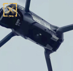 Une image présumée du dessous de l&#039;Air 3S. (Image source @Quadro_News)