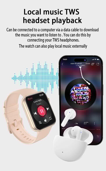 La lecture locale de musique est prise en charge. (Source de l'image : Rollme)