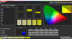 CalMAN Saturation Sweeps calibré