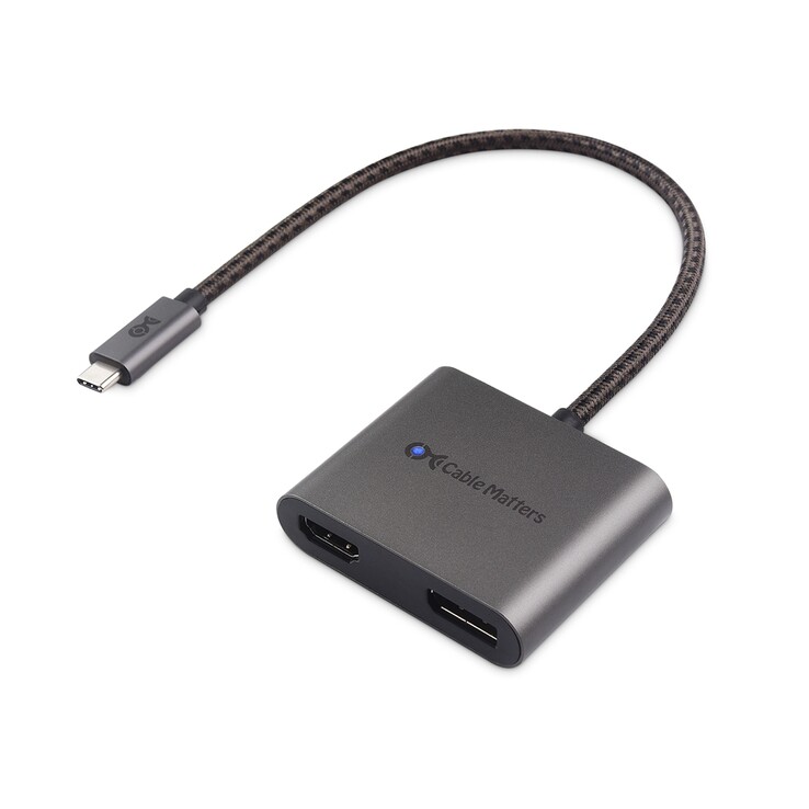 Le nouvel adaptateur USB-C vers HDMI et DisplayPort 8K de Cable Matters. (Source : Cable Matters)