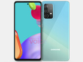 Les sites Galaxy A52 4G et Galaxy A52 5G seront probablement identiques. (Source de l'image : OnLeaks)
