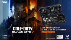 ASUS TUF Gaming dévoile la Radeon RX 9070 XT AMD Call of Duty Black Ops 7 Edition (Image Source : Asus Pressroom)