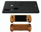 Un rendu de l'Ayaneo Gaming Pad et de la manette télescopique qui lui est destinée. (Source de l'image : Ayaneo - édité)