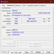 Carte mère CPU-Z