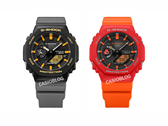 De gauche à droite, la Casio G-Shock GA-B2100DF-1A et la GA-B2100DF-4A. (Source de l'image : Casioblog)
