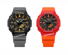De gauche à droite, la Casio G-Shock GA-B2100DF-1A et la GA-B2100DF-4A. (Source de l'image : Casioblog)