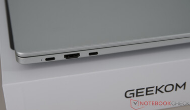Geekom GeekBook M16 - Connexions sur le côté gauche