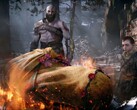 Une capture d'écran de la séquence d'introduction de Laufey dans God of War