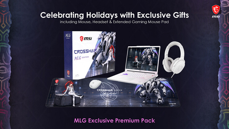 Ordinateur portable MSI Crosshair édition MLG et ses accessoires