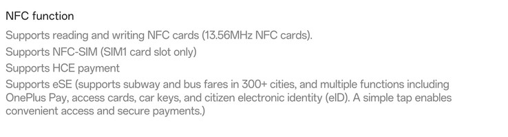 Le Turbo 6X est compatible avec la technologie NFC.