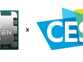 AMD est censé annoncer des processeurs Zen 4 avec 3D V-Cache au CES 2023. (Source : AMD/CES-edited)