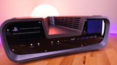 Un kit de développement PS5 a finalement atterri dans les mains d'un YouTuber. (Image source : Macho Nacho Productions)