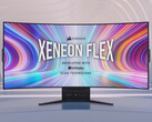 Le Corsair Xenon Flex 45WQHD240 possède le premier écran OLED pliable au monde. (Image source : Corsair)