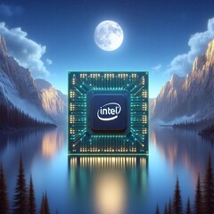 Les processeurs Intel Lunar Lake seraient dotés d&#039;un NPU de quatrième génération. (Source : Generated with AI)