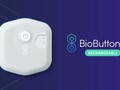 Le BioButton Rechargeable est un appareil à coller qui permet de surveiller plus de 20 signes vitaux. (Image source : BioIntelliSense)