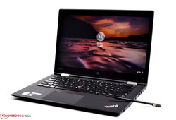 En test : le Lenovo ThinkPad Yoga X1 (2e gen), aimablement fourni par campuspoint.de.