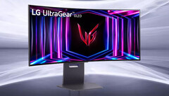 L'UltraGear OLED 34GS95QE est l'un des nombreux moniteurs de jeu incurvés que LG vendra tout au long de l'année 2024. (Source de l'image : LG)
