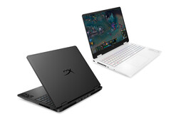 Le nouveau HP Omen 16 dans ses deux options de couleur de lancement. (Source de l'image : HP)