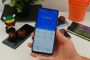 Xiaomi Mi 10T Lite - Score AnTuTu. (Source de l'image : @StationChat)