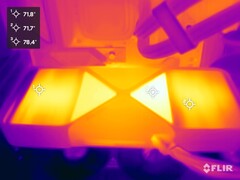 La Nvidia GeForce RTX 5090 pendant le test de stress