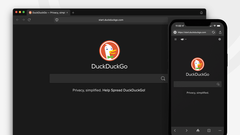 DuckDuckGo a annoncé qu&#039;il mettait au point une application de bureau pour renforcer la confidentialité des utilisateurs. (Image source : DuckDuckGo)