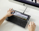 Le clavier multifonctionnel FICIHP est un clavier externe avec le deuxième écran du ZenBook Pro Duo. (Image source : FICIHP)