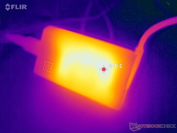 L'adaptateur CA atteint plus de 48°C lorsque des charges exigeantes sont utilisées pendant de longues périodes