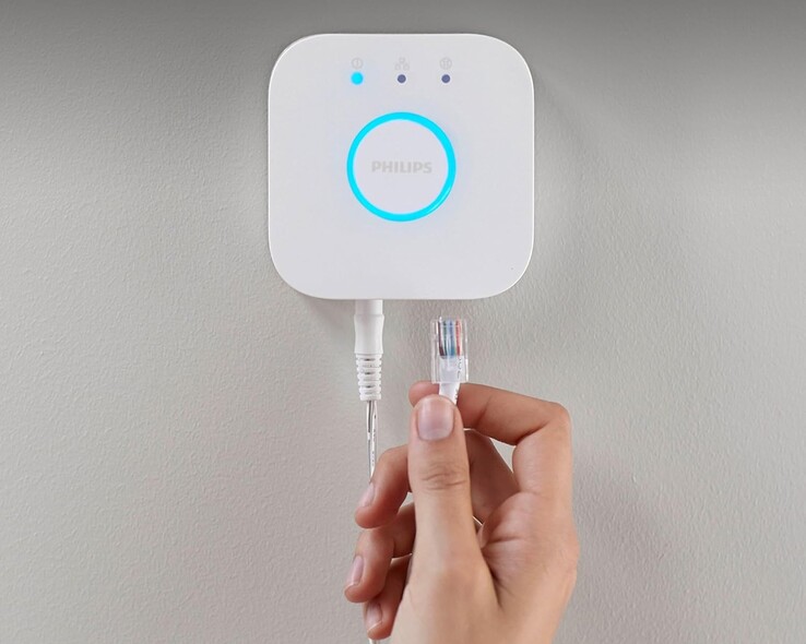 Un Philips Hue Bridge v3 succéderait au Hue Bridge v2 (photo). (Source de l'image : Philips Hue)
