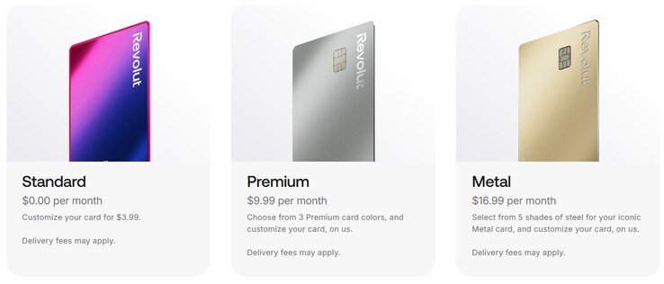 Selon le compte utilisé, différents avantages sont disponibles.