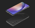 Un rendu du "Galaxy A55". (Source : OnLeaks x MySmartPrice)