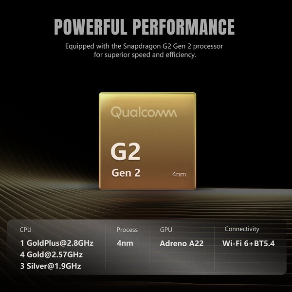 Le Retroid Pocket G2 est équipé d'un Snapdragon G2 Gen 2 (source : Retroid)