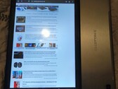 La tablette Teclast M40 de 10,1 pouces Android et la P20HD vue de dos (Source : Own)